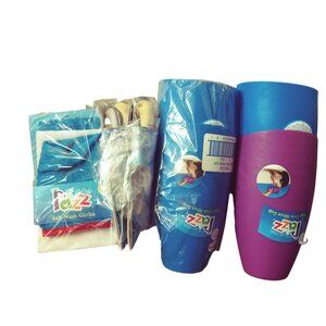 🛁 👶Baby Bath Bundle Wash Cloths + Rinse Cups Multi-Use Kids, Elderly, Pet Care